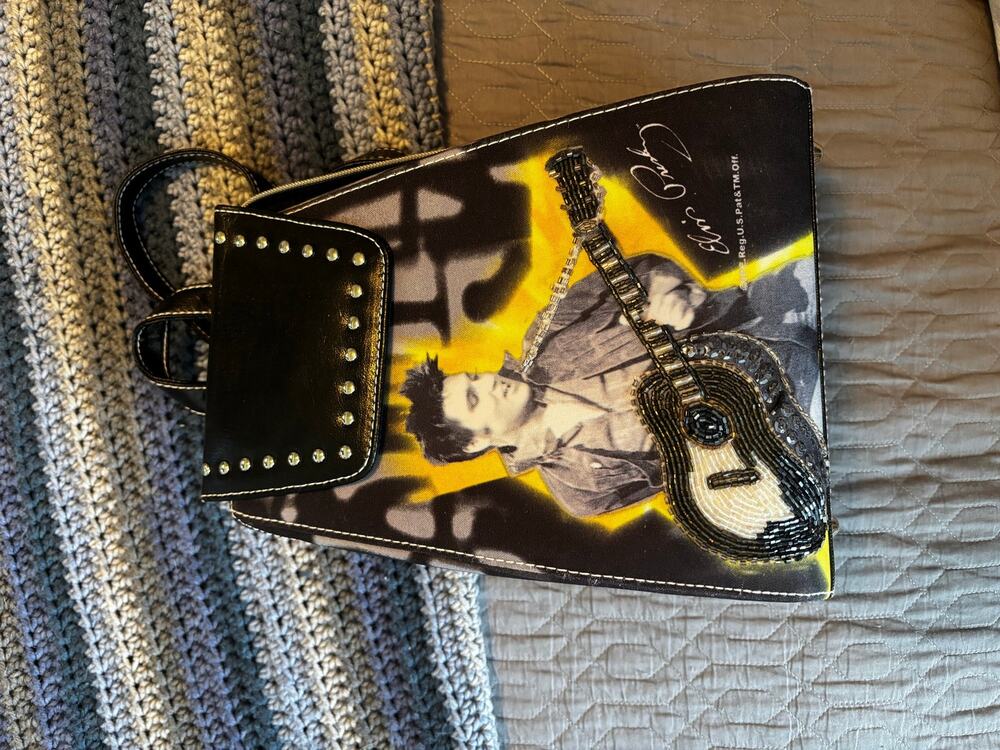 Ashley M Collection Elvis Presley Mini Backpack Purse